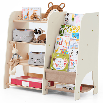 2in1 Kinderregal für Bücher und Spielzeug - Montessori