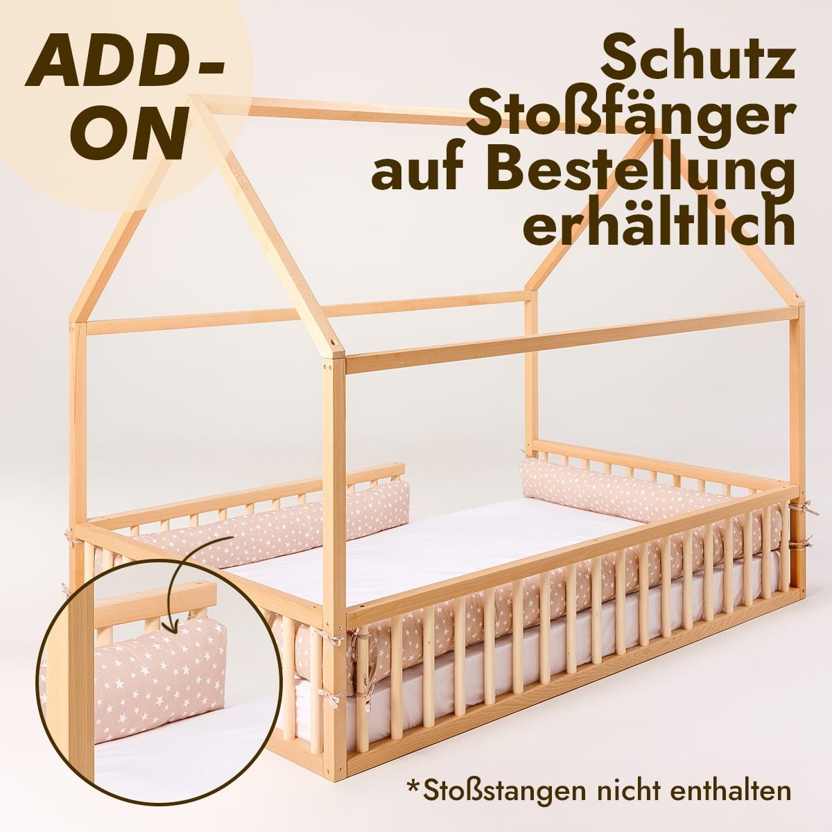 Hausbett für Kinder und Kleinkinder ab 1 Jahr Montessori