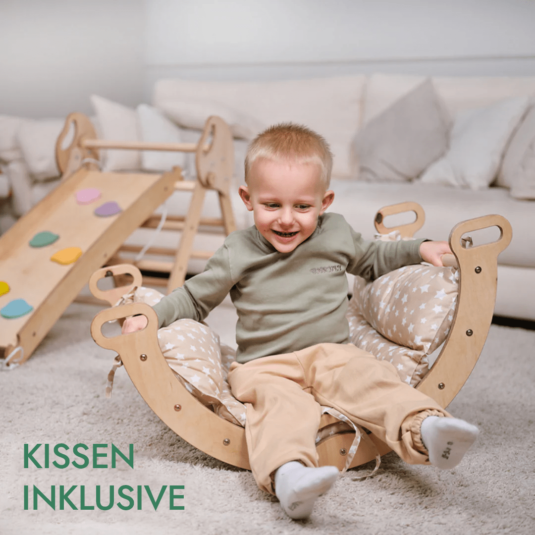 Kletterdreieck: Kletterbogen mit Rutschbrett für Babys (1–3 Jahre)