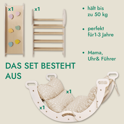Kletterdreieck: Kletterbogen mit Rutschbrett für Babys (1–3 Jahre)