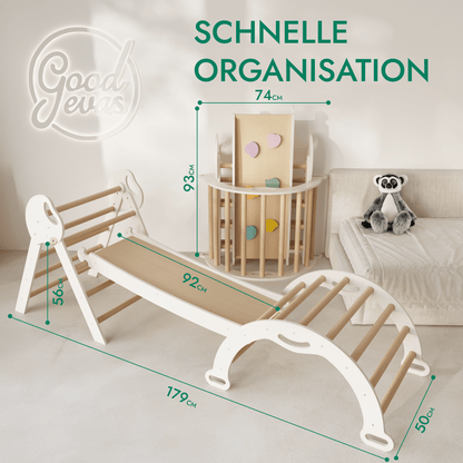 Kletterdreieck: Kletterbogen mit Rutschbrett für Babys (1–3 Jahre)