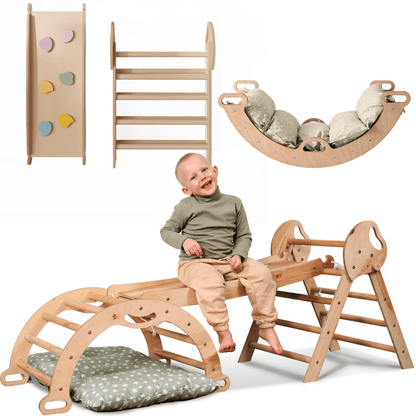 Kletterdreieck: Kletterbogen mit Rutschbrett für Babys (1–3 Jahre)