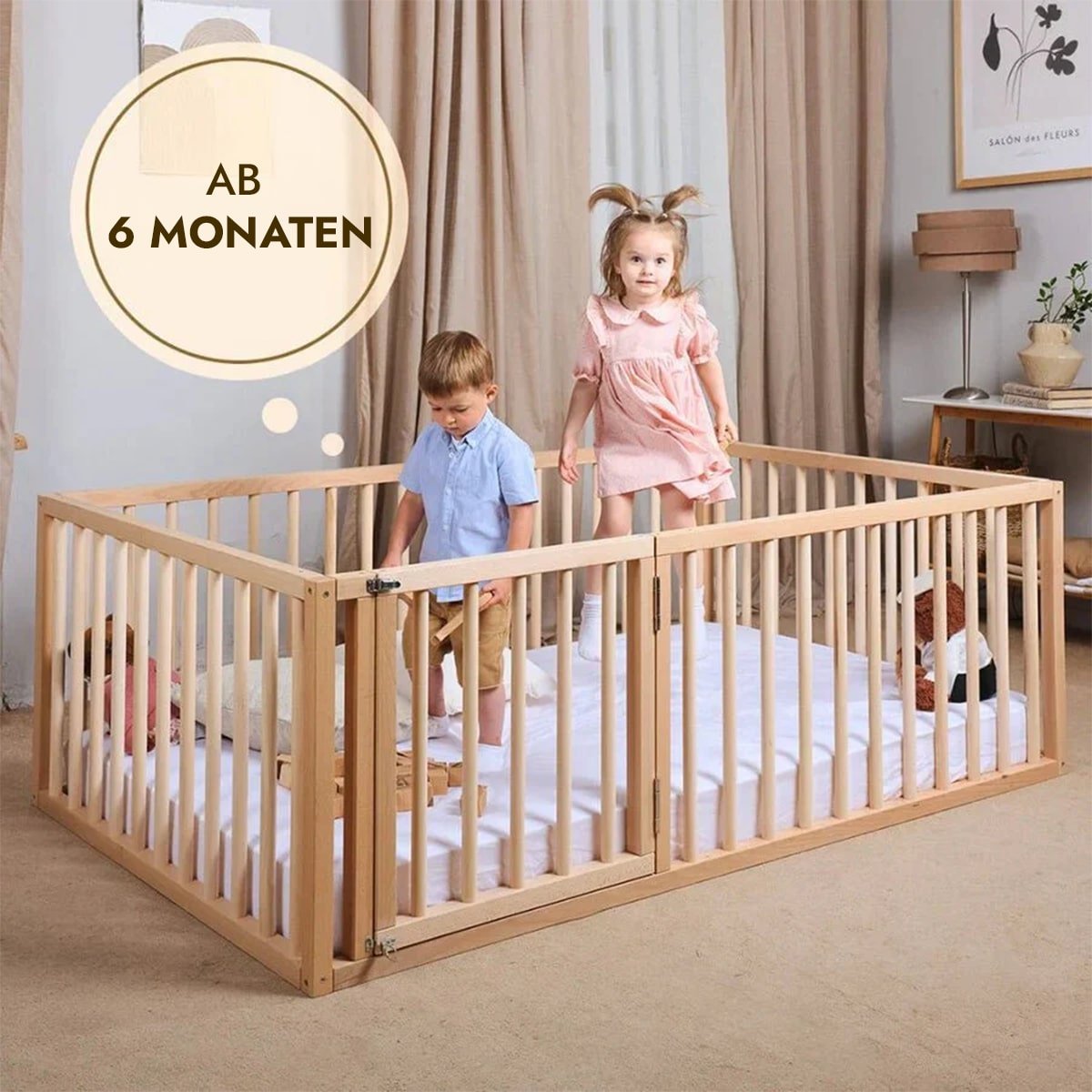 Bodenbett für Kinder ab 6 Monaten Montessori