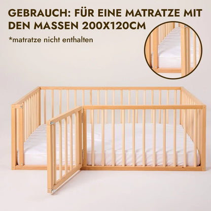 Bodenbett für Kinder ab 6 Monaten Montessori