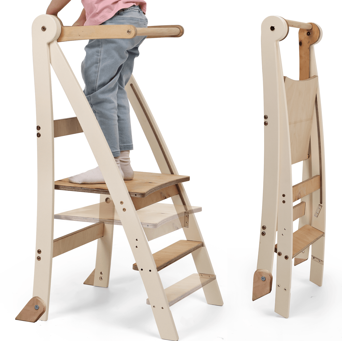 Lernturm - Höhenverstellbarer Kinderstuhl