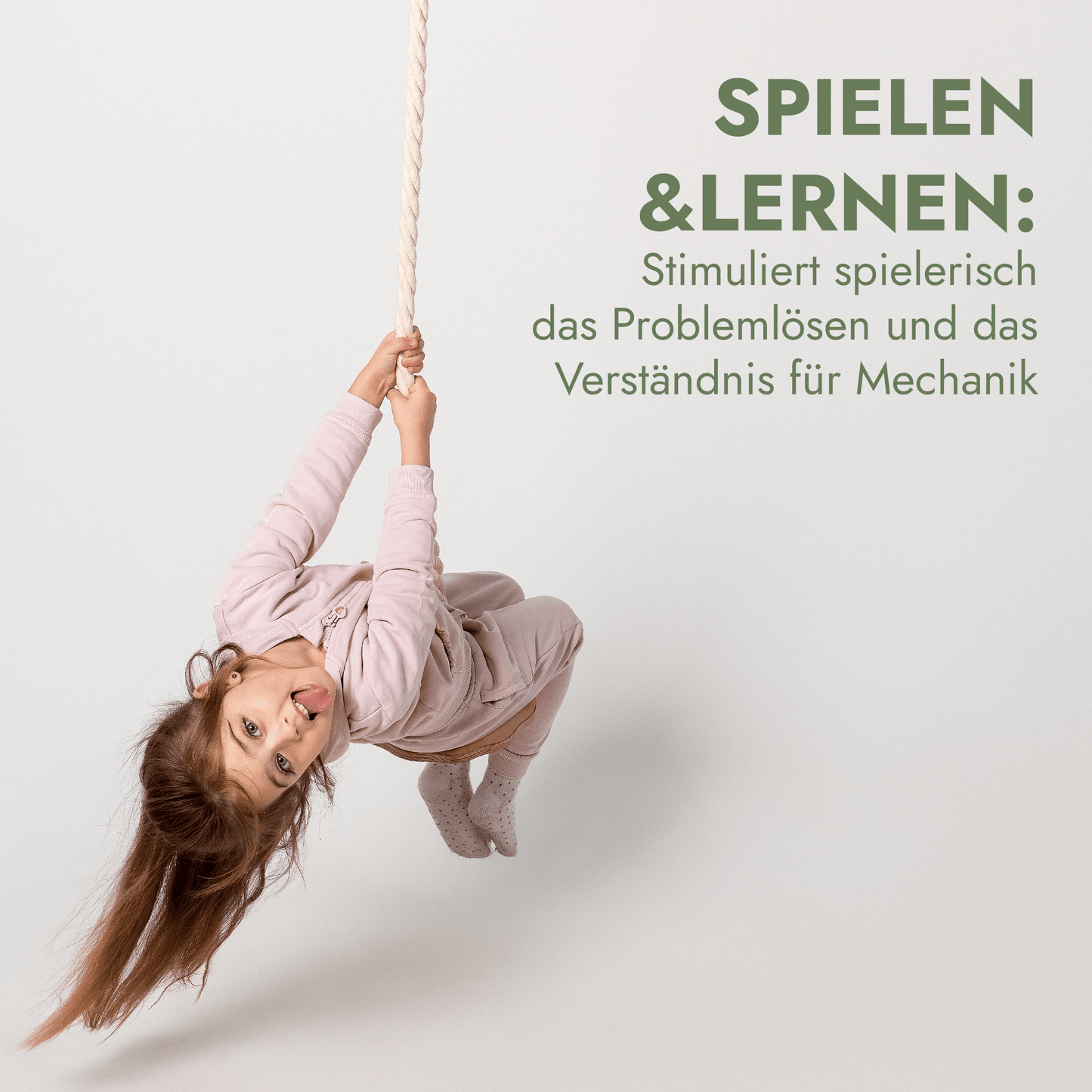 Schaukel Set für Kinder: Scheibe + Ringe + Strickleiter