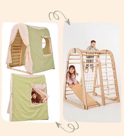 Spielzelt Tipi Abdeckung für Indoor Spielplatz, Klettergerüst