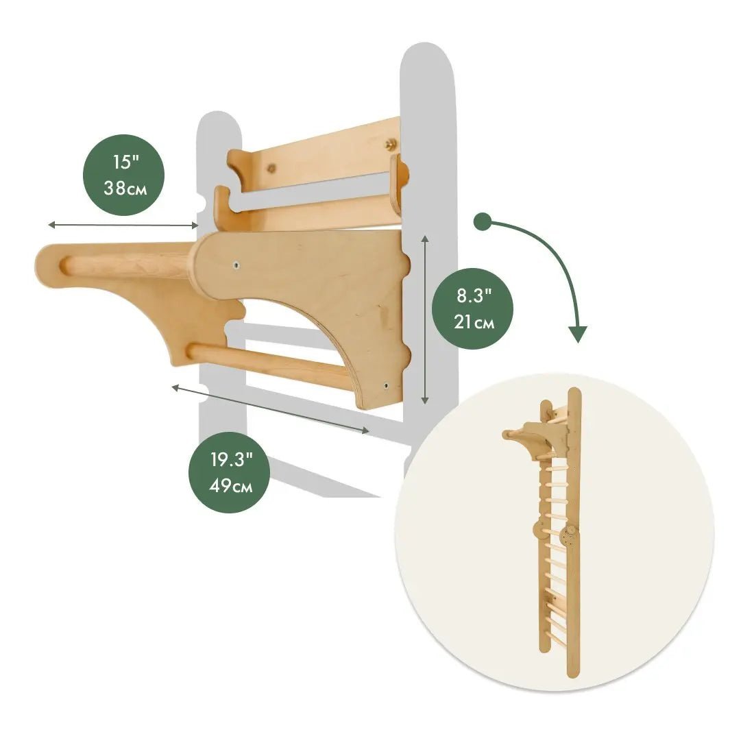 Kletterwand Sprossenwand Ergänzung für Kletterdreieck