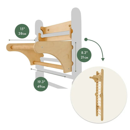 Kletterwand Sprossenwand Ergänzung für Kletterdreieck