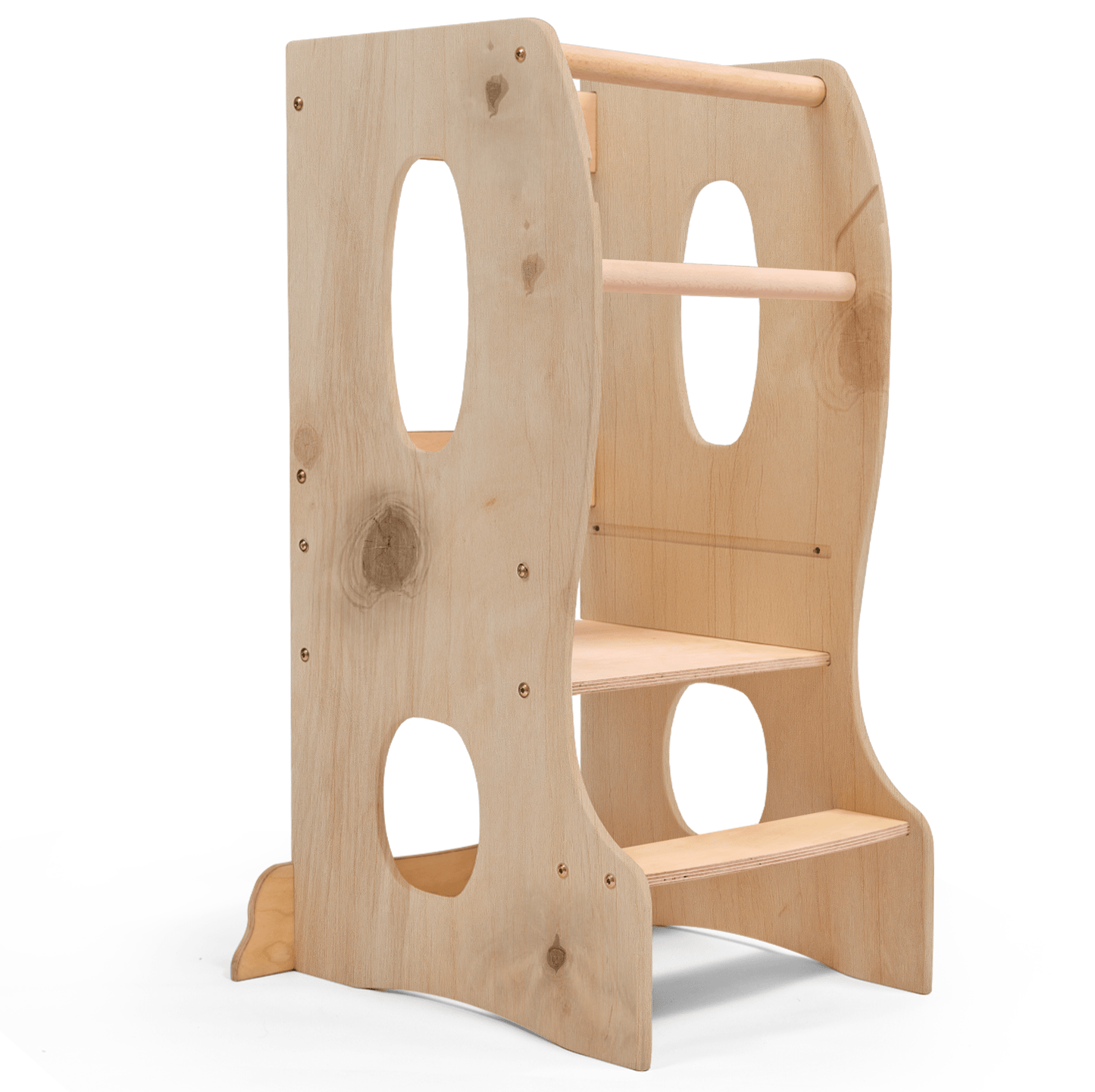 Lernturm Holz Kinderstuhl Montessori  - Beige