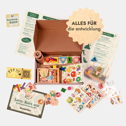 Kinder Geschenkbox 1-3 Jahre - WunderBox, Entwicklungsbox
