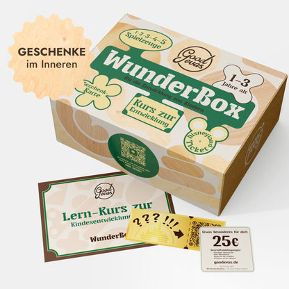 Kinder Geschenkbox 1-3 Jahre - WunderBox, Entwicklungsbox