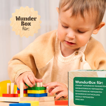 Kinder Geschenkbox 1-3 Jahre - WunderBox, Entwicklungsbox