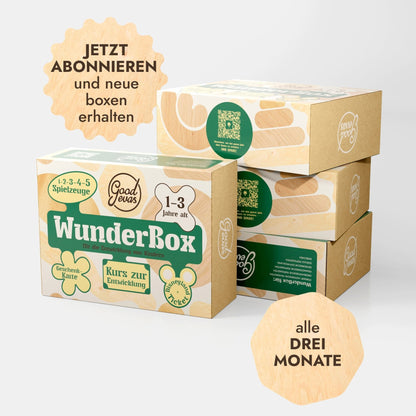 Kinder Geschenkbox 1-3 Jahre - WunderBox, Entwicklungsbox