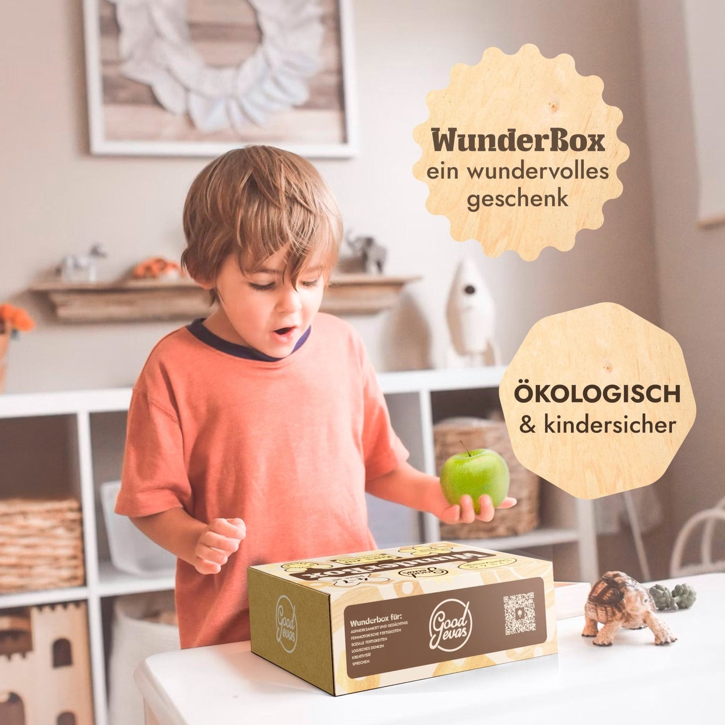 Kinder Geschenkbox 4-7 Jahre: WunderBox, Entwicklung im Spielformat
