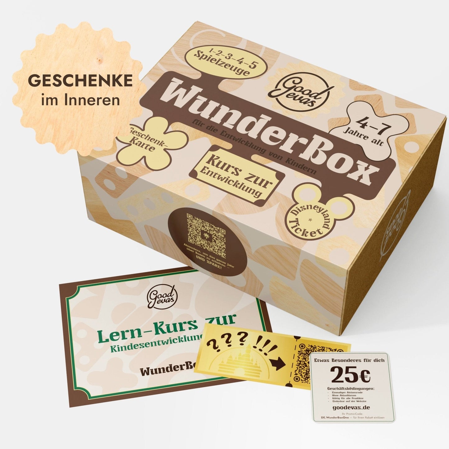 Kinder Geschenkbox 4-7 Jahre: WunderBox, Entwicklung im Spielformat